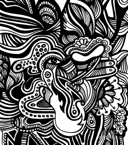 Intricate Black and White Patterns Wall Art