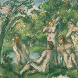 Bathers 2 by Paul Cezanne