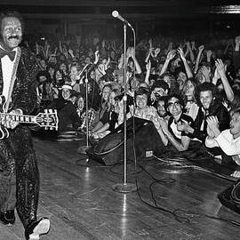 Chuck Berry In Concert At The Palladium by George Rose