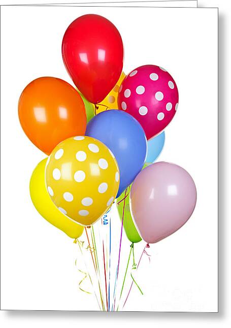 Colorful Balloons 1 Greeting Card