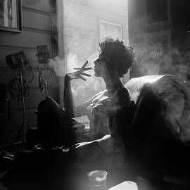Rita Moreno Smoking, 1954 by Loomis Dean
