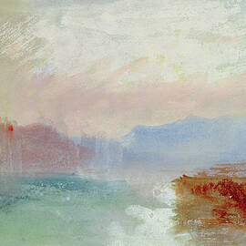 River scene, 1834 by Joseph Mallord William Turner by Joseph Mallord William Turner