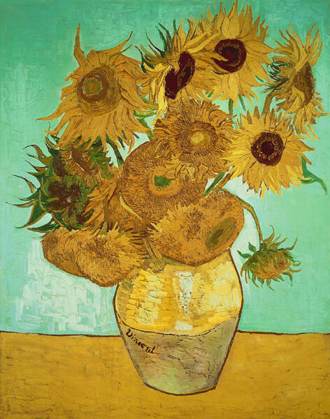 Sunflowers in a Vase Wall Art