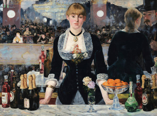 Edouard Manet's Bar at the Folies Bergere Wall Art