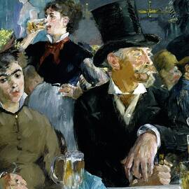 At The Cafe by Edouard Manet