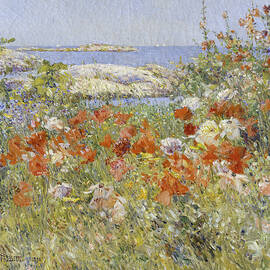 Celia Thaxters Garden by Childe Hassam
