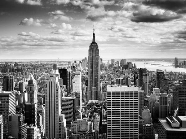 Empire State Building Skyline View Wall Art