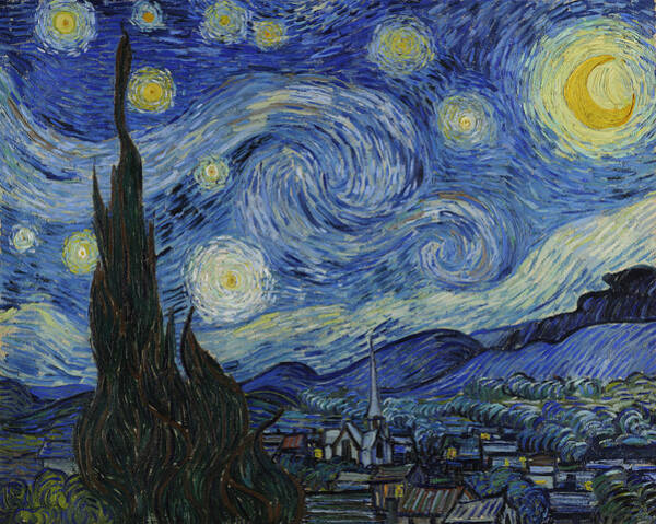 Starry Night by Vincent van Gogh Wall Art