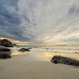 A Beach Sunset in Lofoten Norway