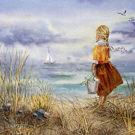 A Girl And The Ocean by Irina Sztukowski