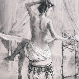 After the Bath by Steve Henderson
