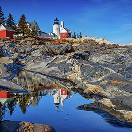 Afternoon at Pemaquid Point by Rick Berk