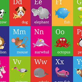 Animal Alphabet by Michael Tompsett