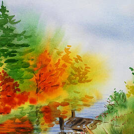 Autumn Burst Of Fall Impressionism by Irina Sztukowski