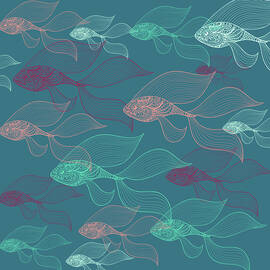 beta fish animals pattern  by Mark Ashkenazi