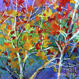 Beyond the Woods - Orange by Hailey E Herrera