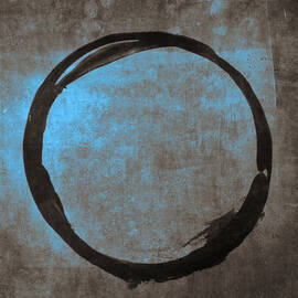 Blue Brown Enso by Julie Niemela