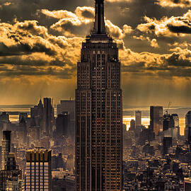 brilliant but hazy manhattan day by John Farnan