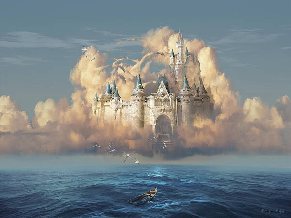 Enchanted Castle in the Clouds Wall Art