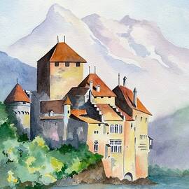 Chateau de Chillon in Switzerland by Jean Walker White