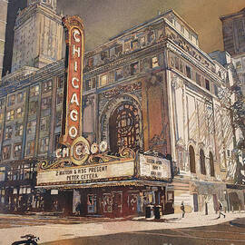 Chicago Theatre- Illinois by Ryan Fox