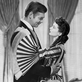 Clark Gable And Vivien Leigh by Underwood Archives