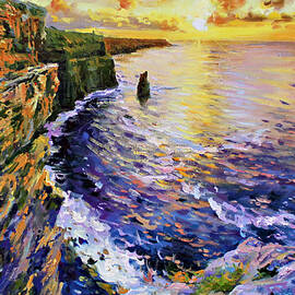 Cliffs of Moher at Sunset by Conor McGuire
