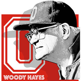 Coach Woody Hayes by Greg Joens