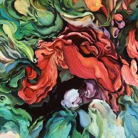 Dancing for Joy - Original Art - Acrylic Paintings - Joyful Floral Art