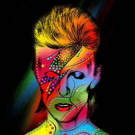 David Bowie 2 by Mark Ashkenazi
