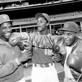 Dwight Gooden, Darryl Strawberry, and Mike Tyson by New York Daily News Archive