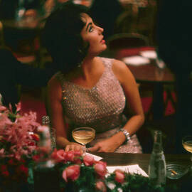 Elizabeth Taylor At Met Opening by Yale Joel