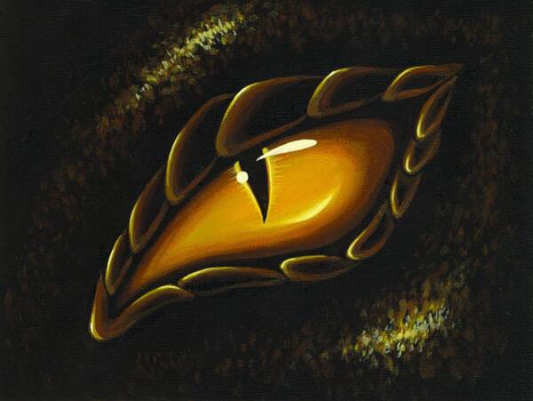 Dragon's Eye in Darkness Wall Art