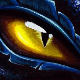 Eye Of The Blue dragon by Elaina  Wagner