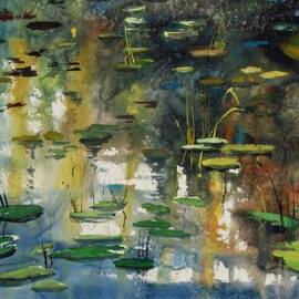 Faces in the Pond by Ryan Radke