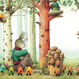 Forest Eggs by Kestutis Kasparavicius