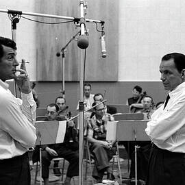 Frank Sinatra and Dean Martin by Allan Grant