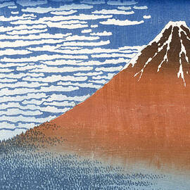 Fuji Mountains in clear Weather by Hokusai