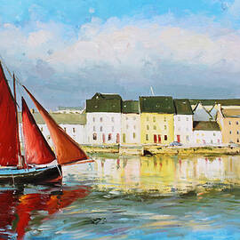 Galway Hooker Leaving Port by Conor McGuire