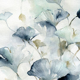 gingko leaves 2 by Carol Robinson