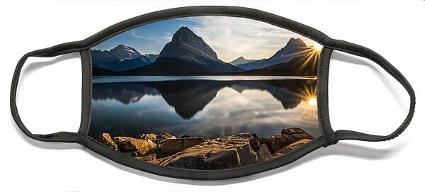 Majestic Mountain Landscape Face Mask