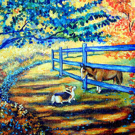 Good Day Greetings - Pembroke Welsh Corgi by Lyn Cook