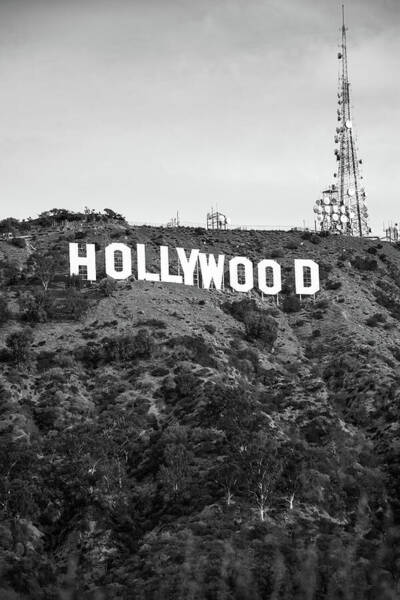Iconic Hollywood Hills Sign Wall Art