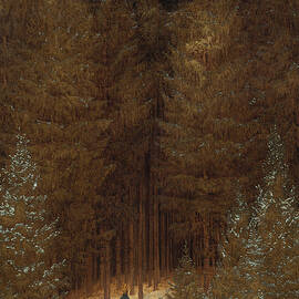 Hunter in the Forest  by Caspar David Friedrich