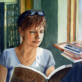 In The Book Store by Irina Sztukowski