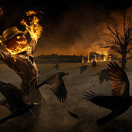 Jack-o\'-scarecrow by Christophe Kiciak