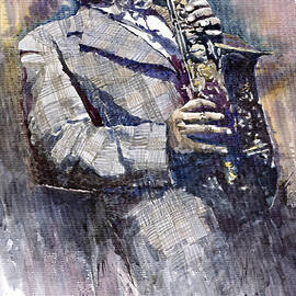 Jazz Saxophonist Charlie Parker by Yuriy Shevchuk