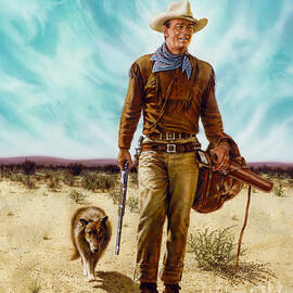 John Wayne HONDO by Dick Bobnick