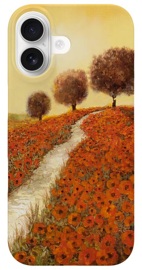 Poppy Fields at Sunset iPhone Case