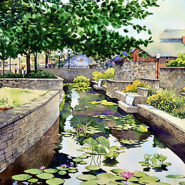 Lilies in Summer Light by Mick Williams